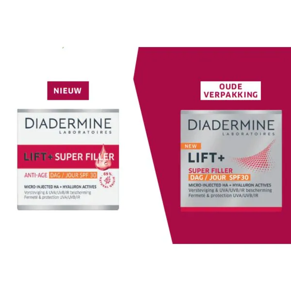Diadermine Lift Super Filler SPF30 krem na dzień 50 ml - wszystkie rodzaje skóry