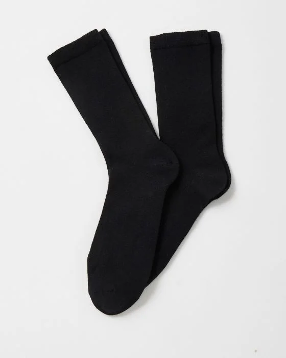 Lot de 2 paires de mi-chaussettes avec cachemire