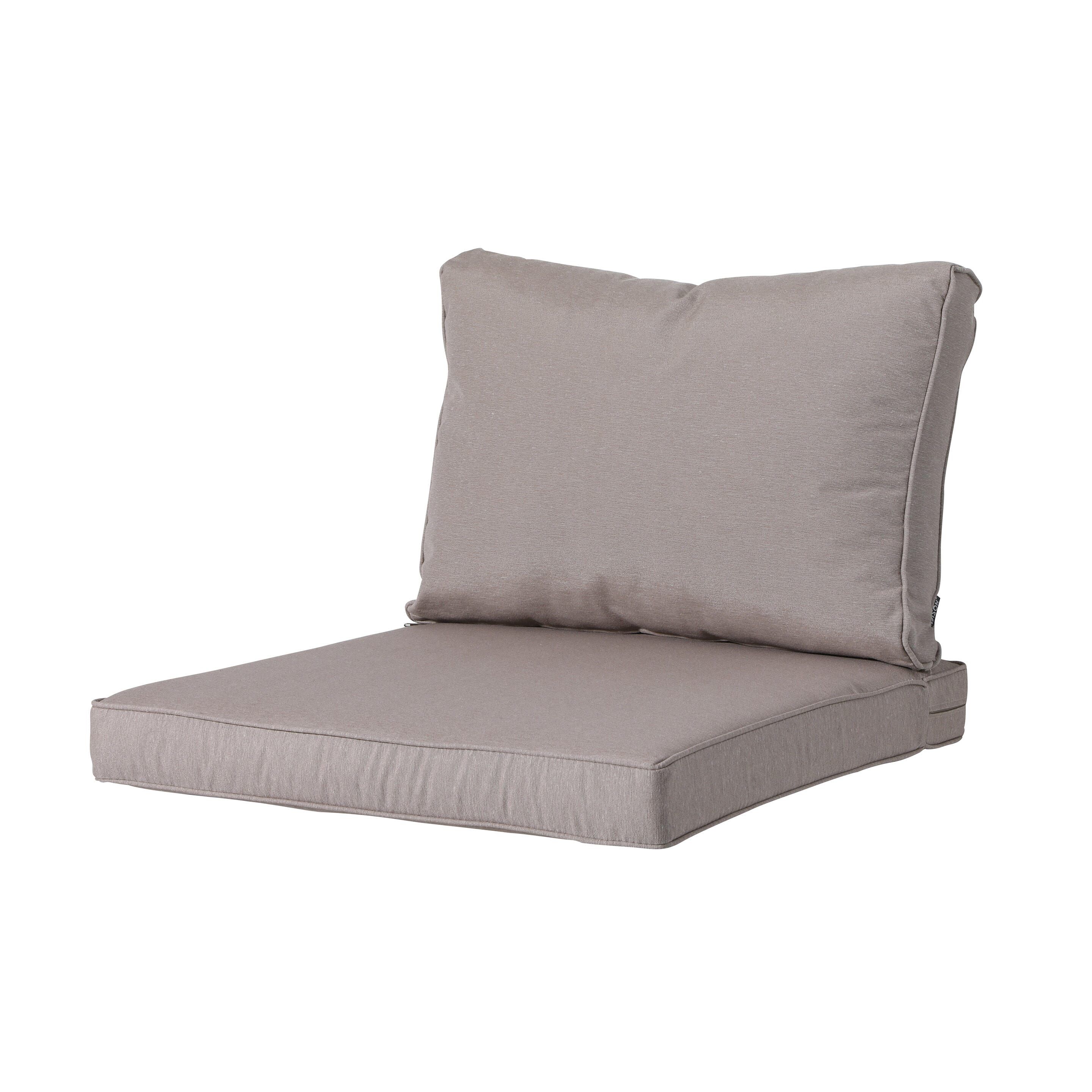 Madison Outdoor Panama Taupe 60x40 Loungekissen