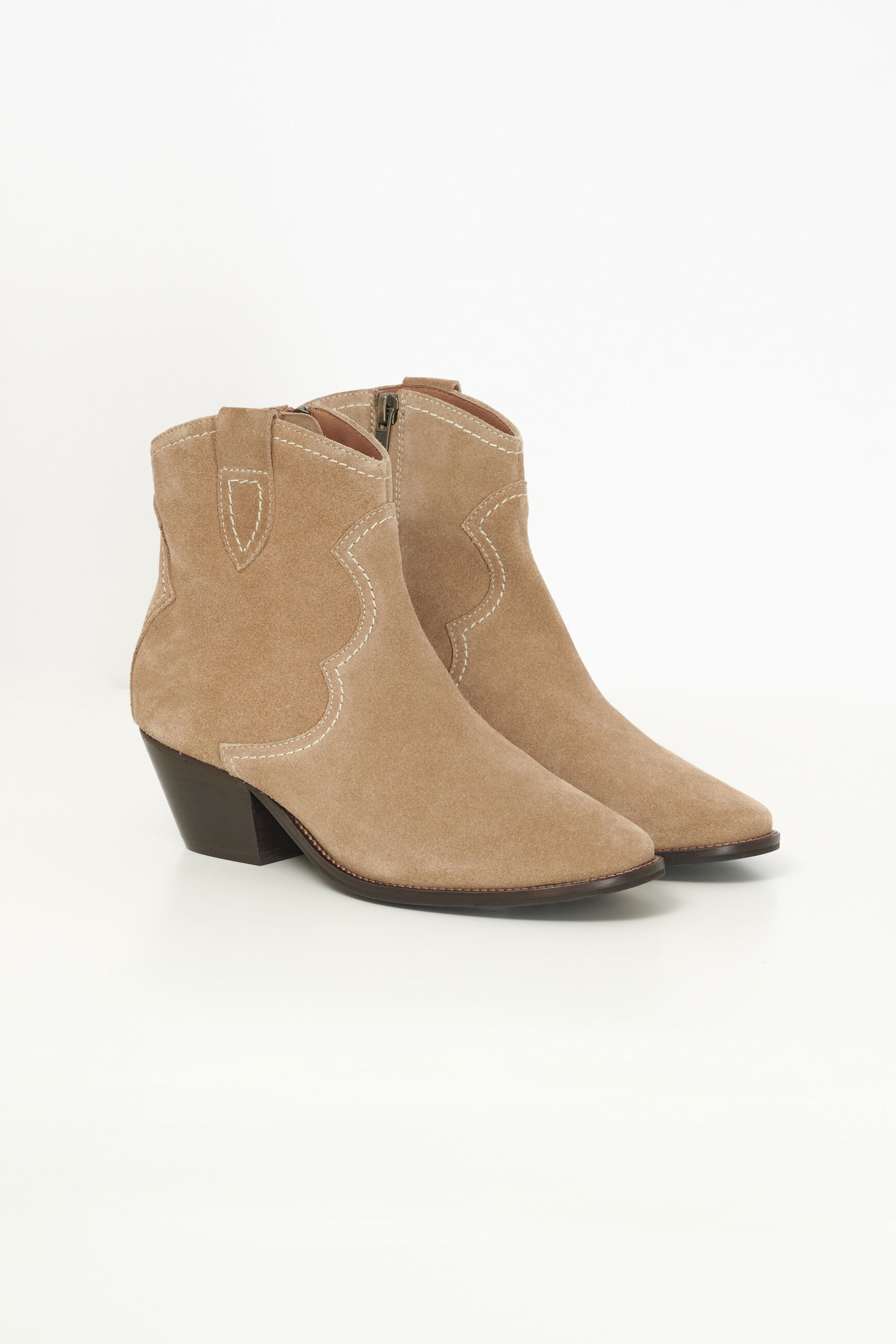 chaussures emmanuel 100% cuir sable femme