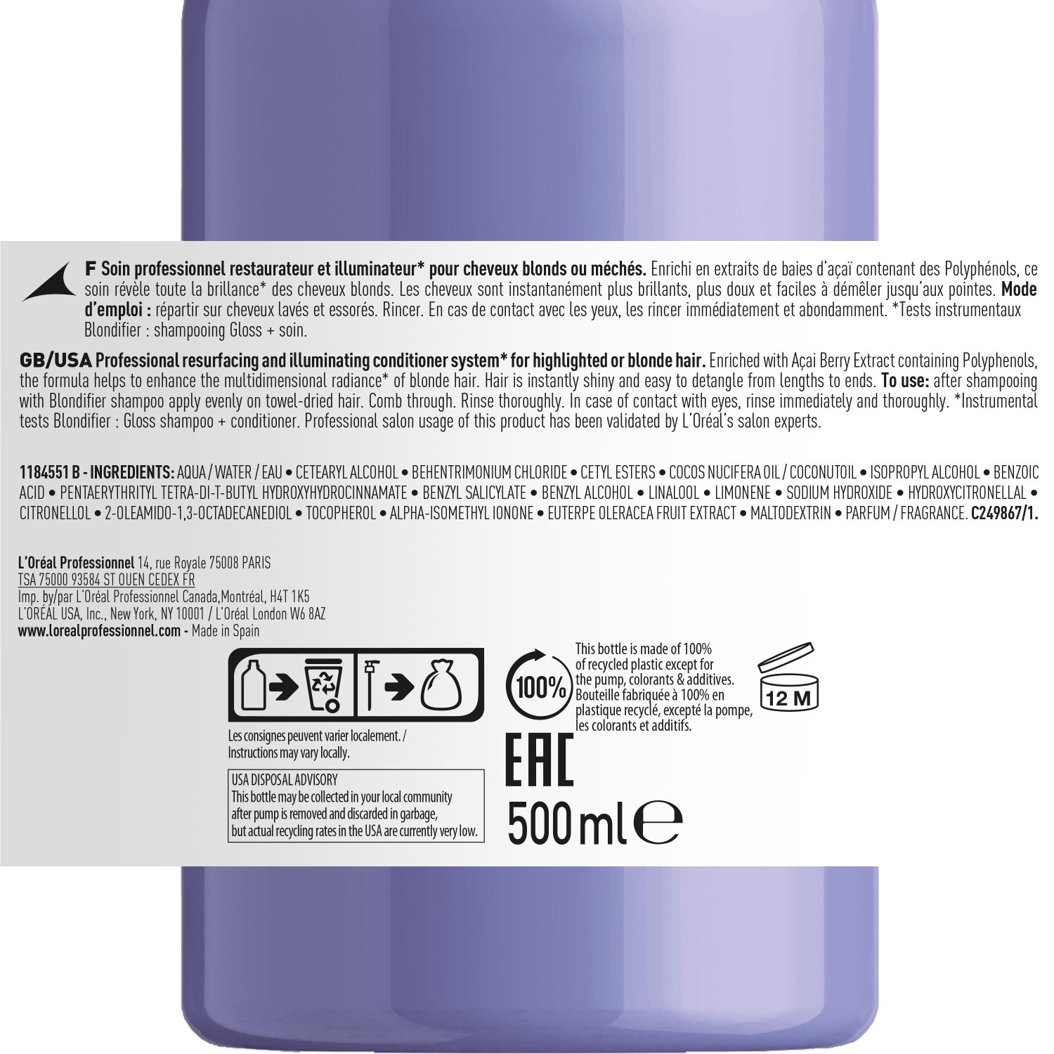 Serie Expert Blondifier