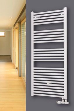 Ximax Badheizkörper Hektor MAV 1838 mm x 600 mm, 1028 Watt, Mittenanschluss versetzt, weiß