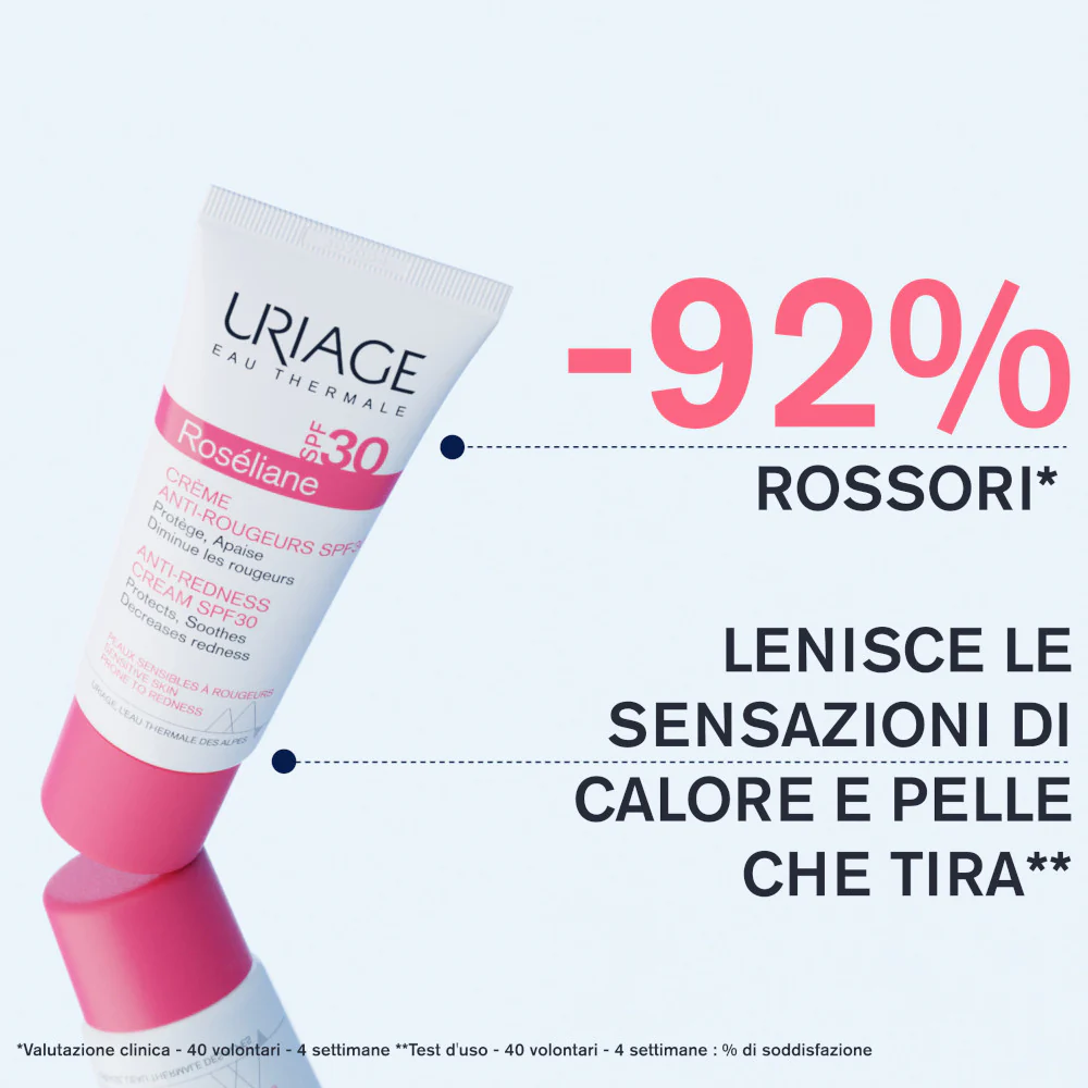 ROSÉLIANE Anti-Rötungs-Creme LSF 30 – Beruhigende Tagescreme, Schutzpflege