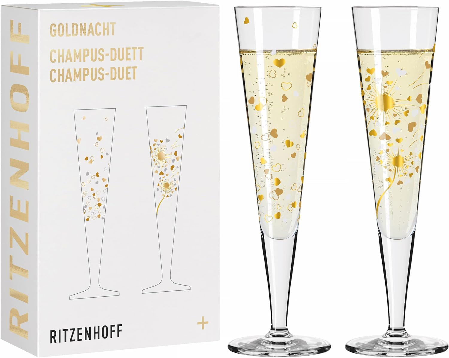Ritzenhoff Cristal2er Champagnerglas 205ml