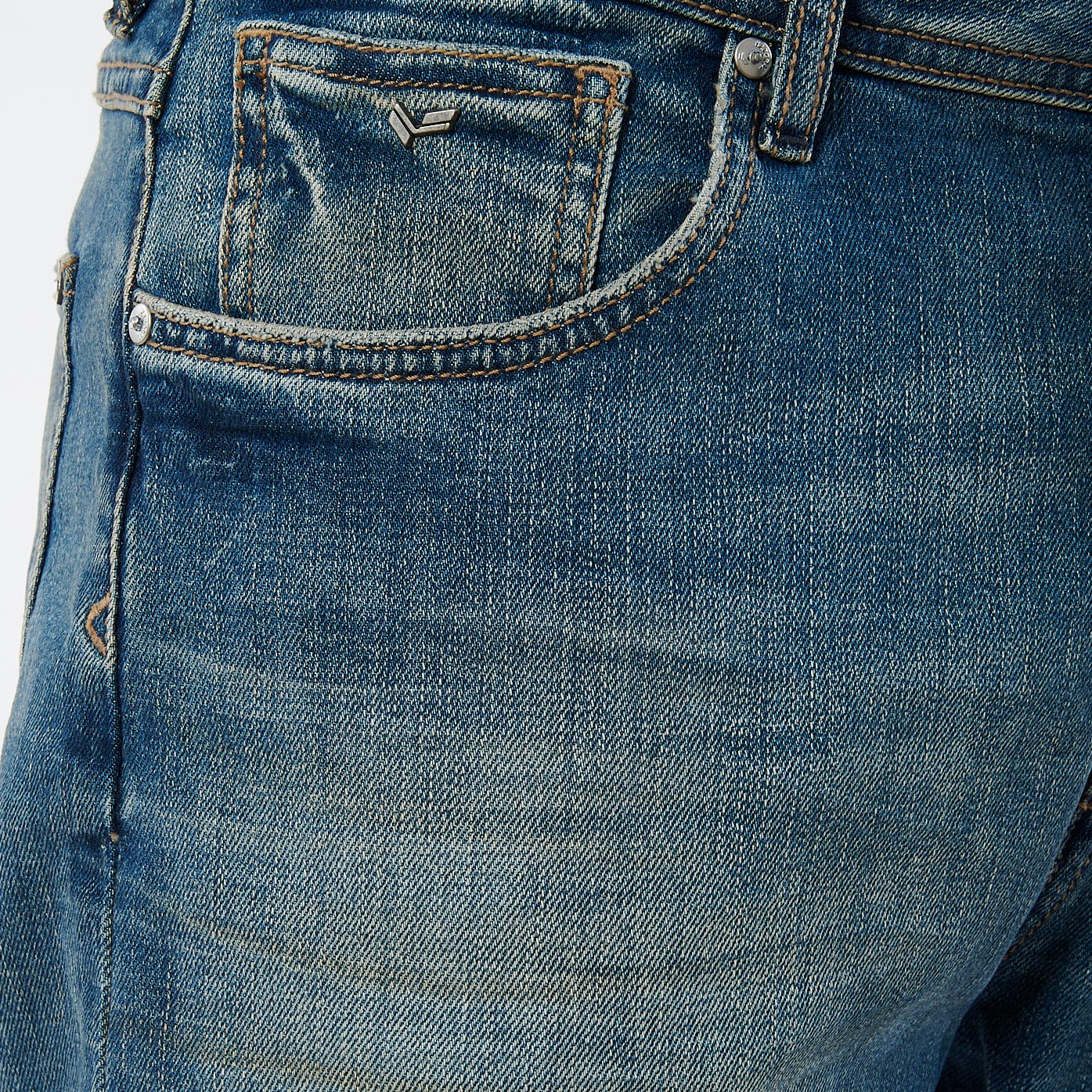 DEREK  Jean relaxed bleu homme