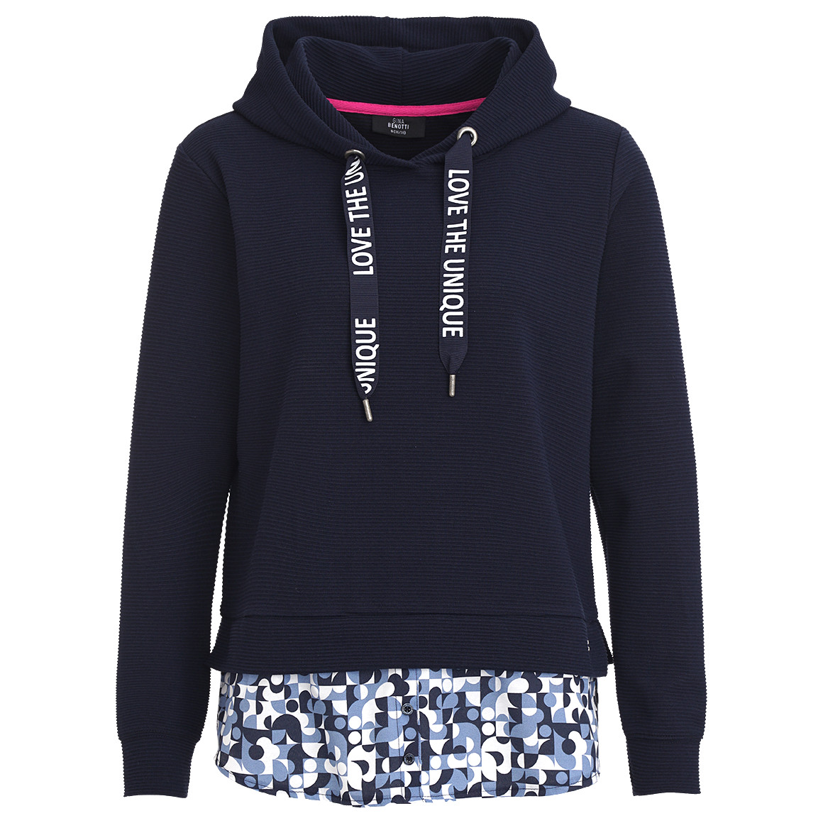 Damen Sweatshirt im Lagen-Look