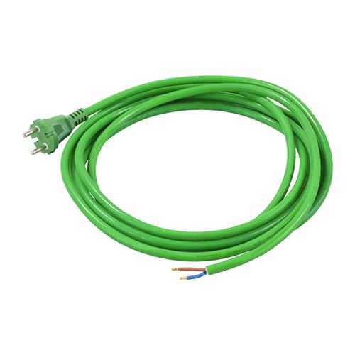 Cable de conexión Connectra 40.392.50 PUR 5m - H07BQ-F - 2 x 1,5 mm² - verde