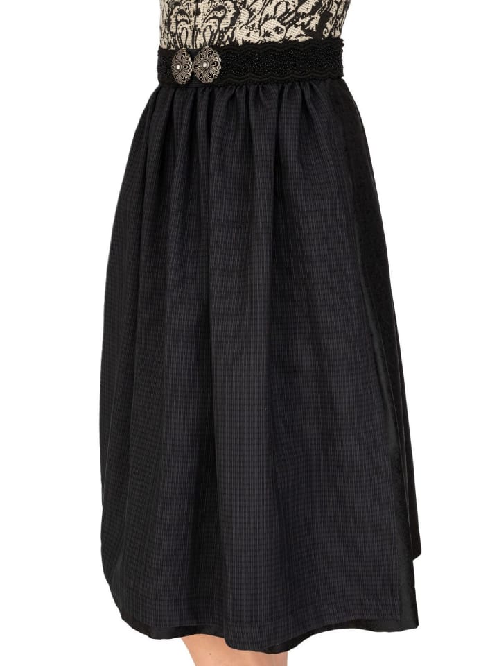 MarJo Midi Dirndl SCHÖFWEG in schwarz günstig kaufen