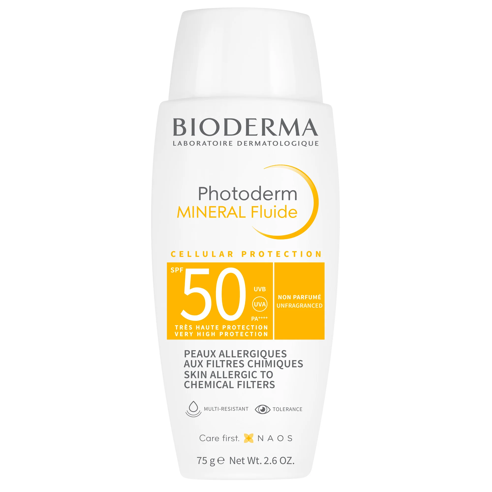 Photoderm Mineral Fluide SPF50 - Αντηλιακό σώματος υψηλής προστασίας, Αντηλιακό προσώπου υψηλής προστασίας.