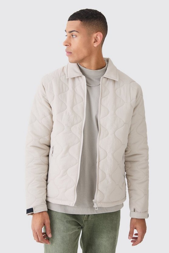 Gesteppte Jacke mit Kragen