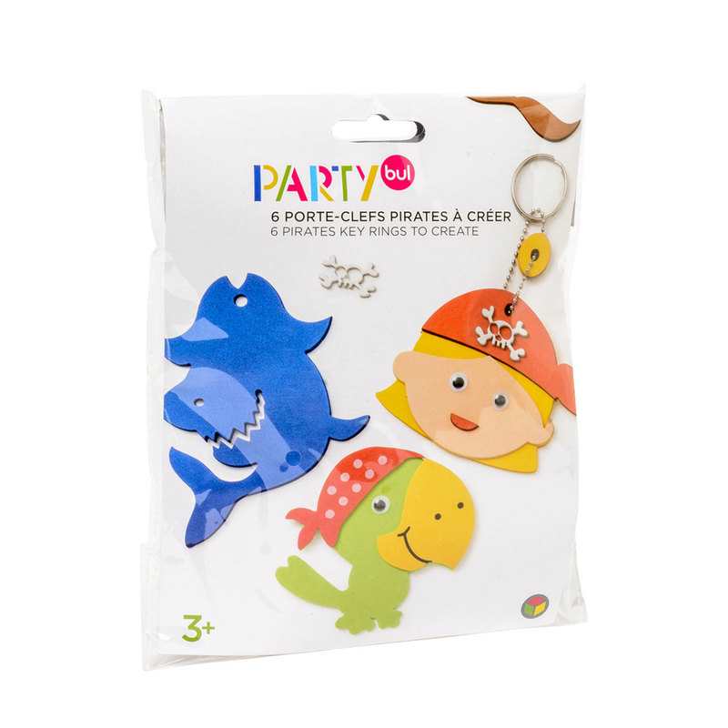 6 porte clefs Pirates à créer Oxybul