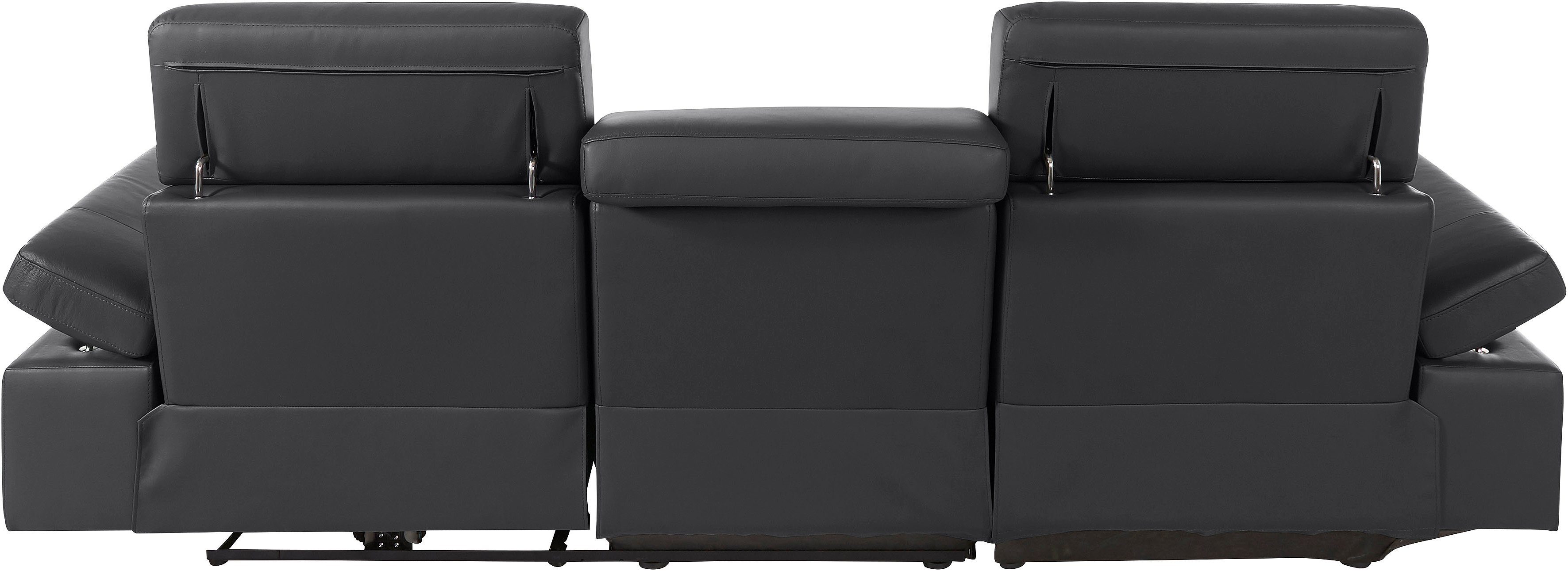 Places of Style Ecksofa Kilado, mit Relaxfunktion, verstellbarer Armlehne, Kopfteilverstellung
