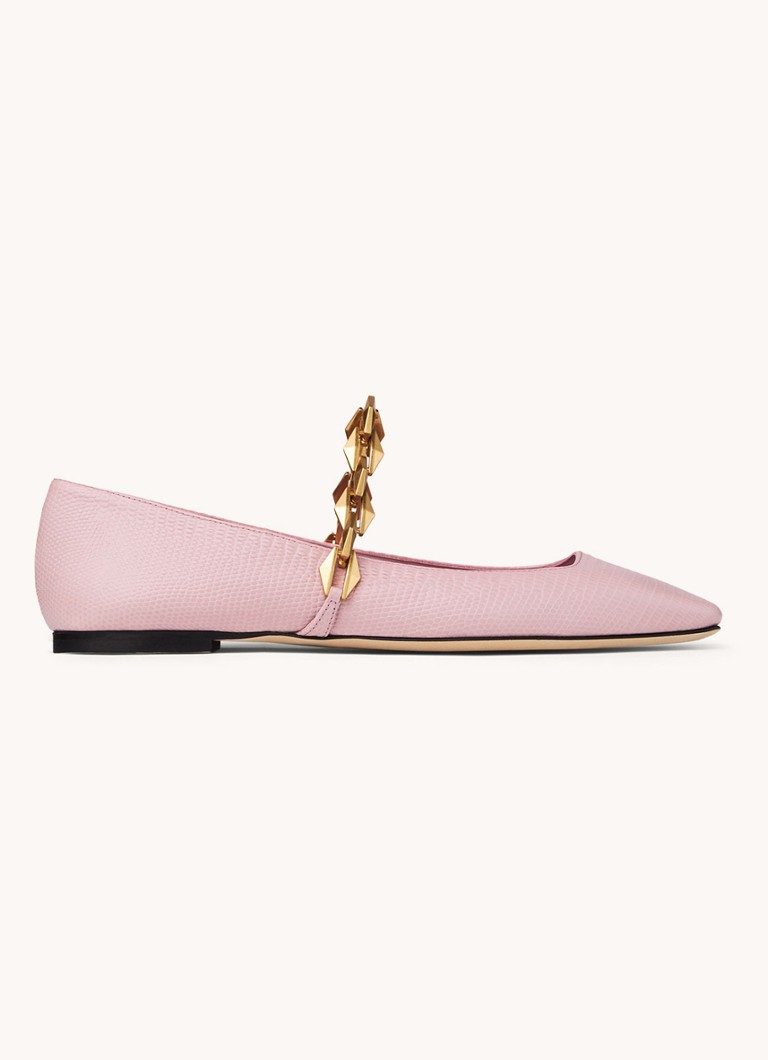 Jimmy Choo Diamond Tilda vasikannahkaiset ballerinat