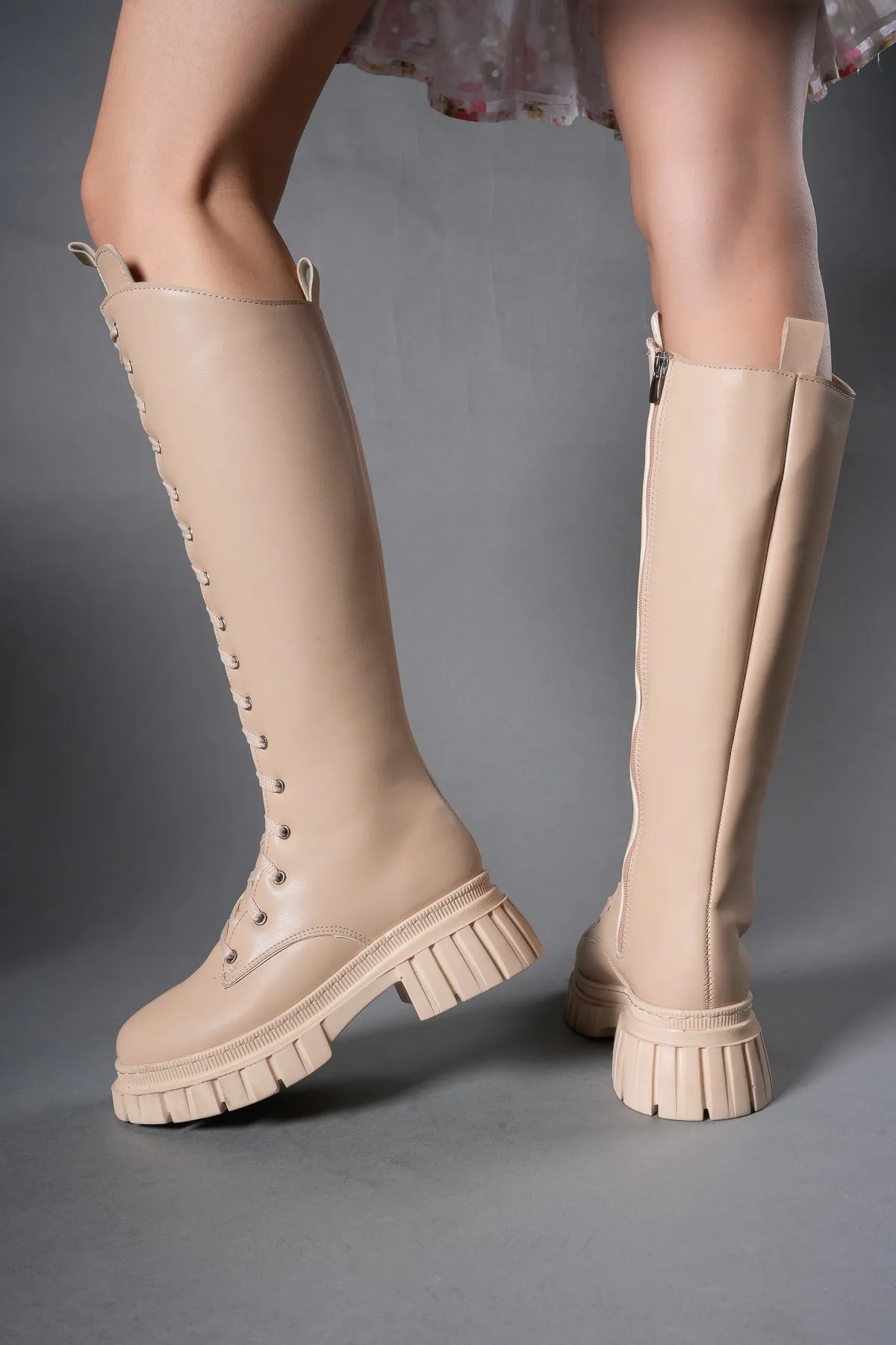 Riccon  Ringneth Damenstiefel 00121401 Nude Skin