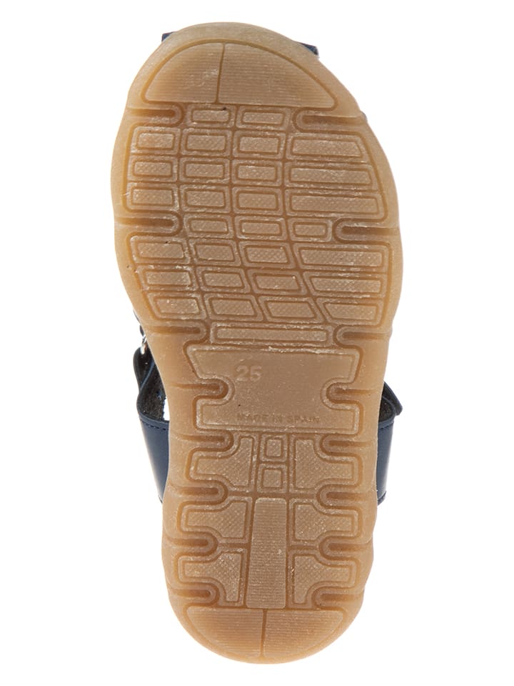 kmins Leder-Halbsandalen in Dunkelblau günstig kaufen