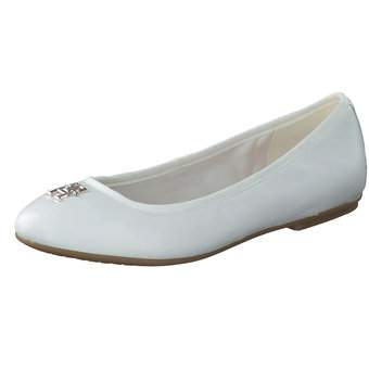 Tommy Hilfiger Round Th Ballerina in weiß