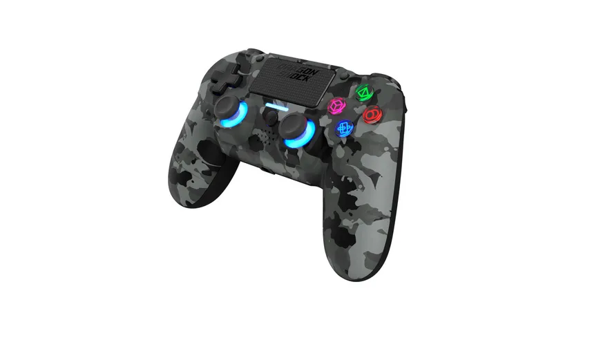 Mizar Wireless Controller für PS4 Grau Camo