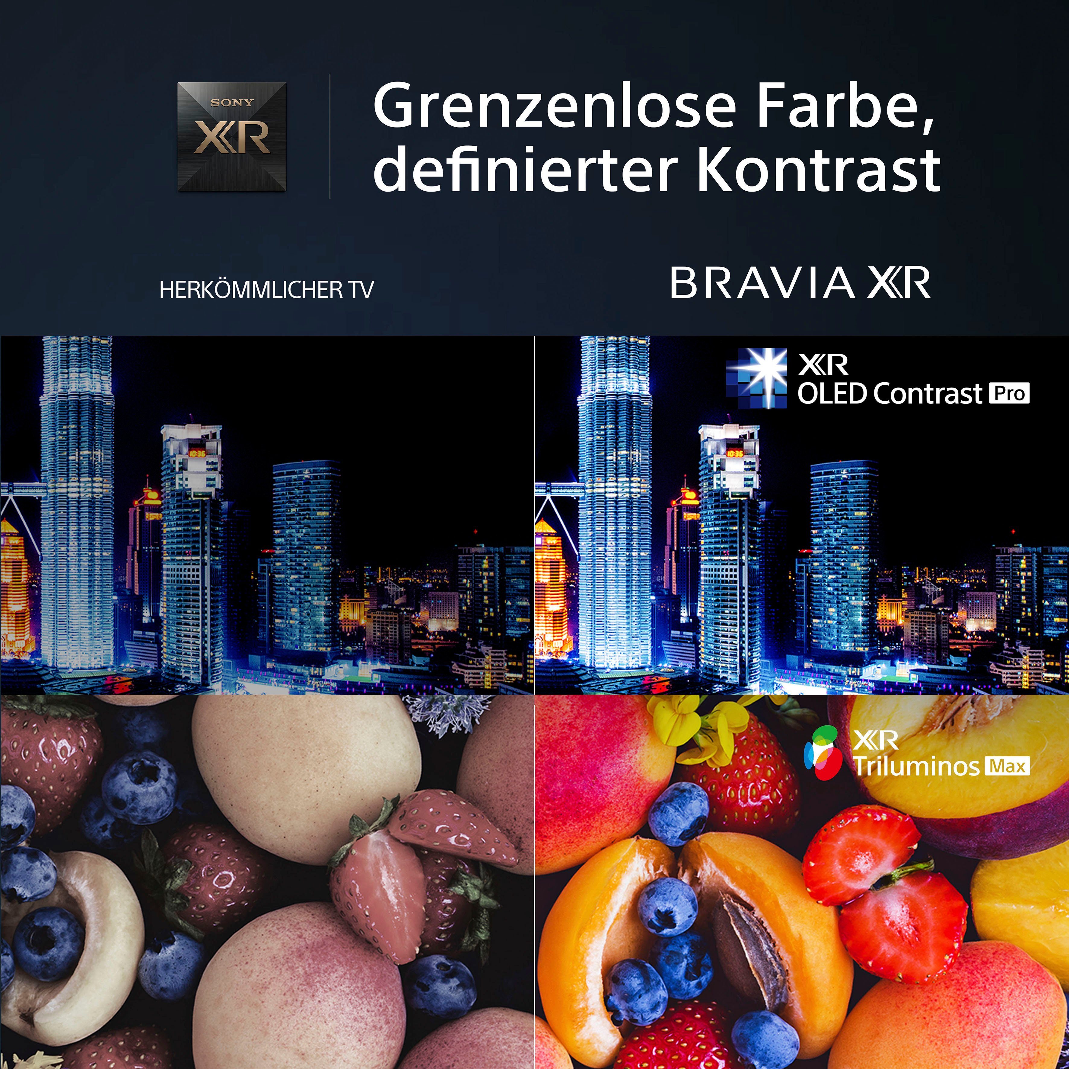 Sony XR-77A95L OLED-Fernseher (195 cm/77 Zoll, 4K Ultra HD, Google TV, Smart-TV, Smart-TV, TRILUMINOS PRO, BRAVIA CORE, mit exklusiven PS5-Features)