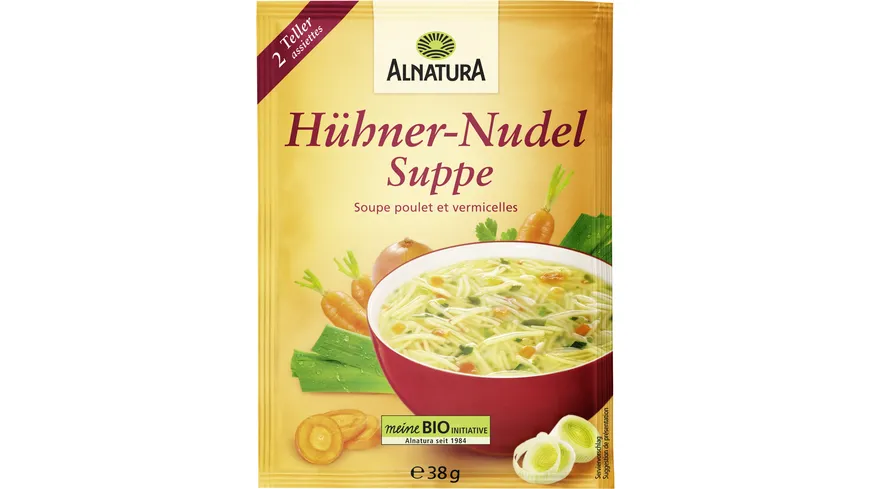 Alnatura Bio Hühner Nudel Suppe 38 g