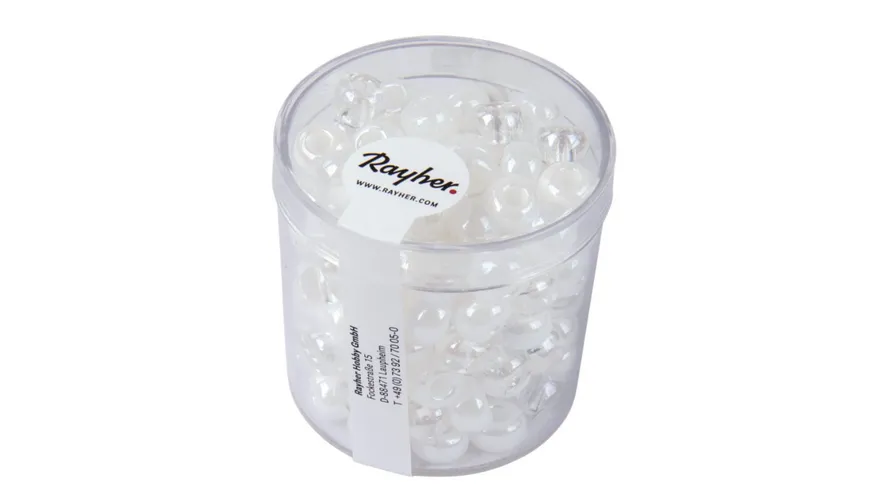 Rayher Glas-Großlochradl, 6,7mm ø 55 g