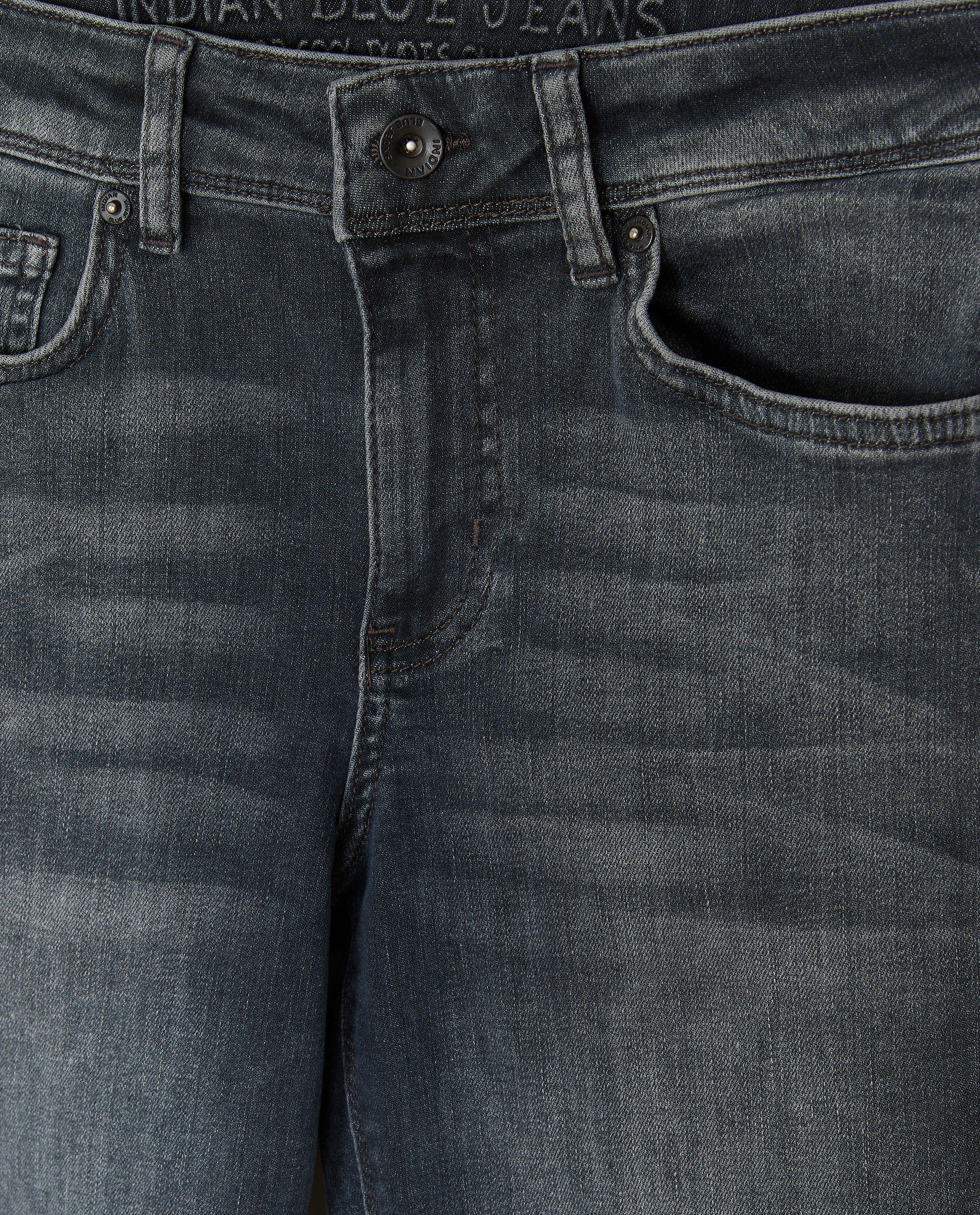 Indian Blue Jeans Kékesszürke farmer, bő szabású, sötétszürke