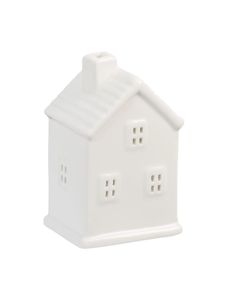 relaxdays Teelichthaus in Weiß - (B)7,5 x (H)12 x (T)6 cm günstig kaufen onesize