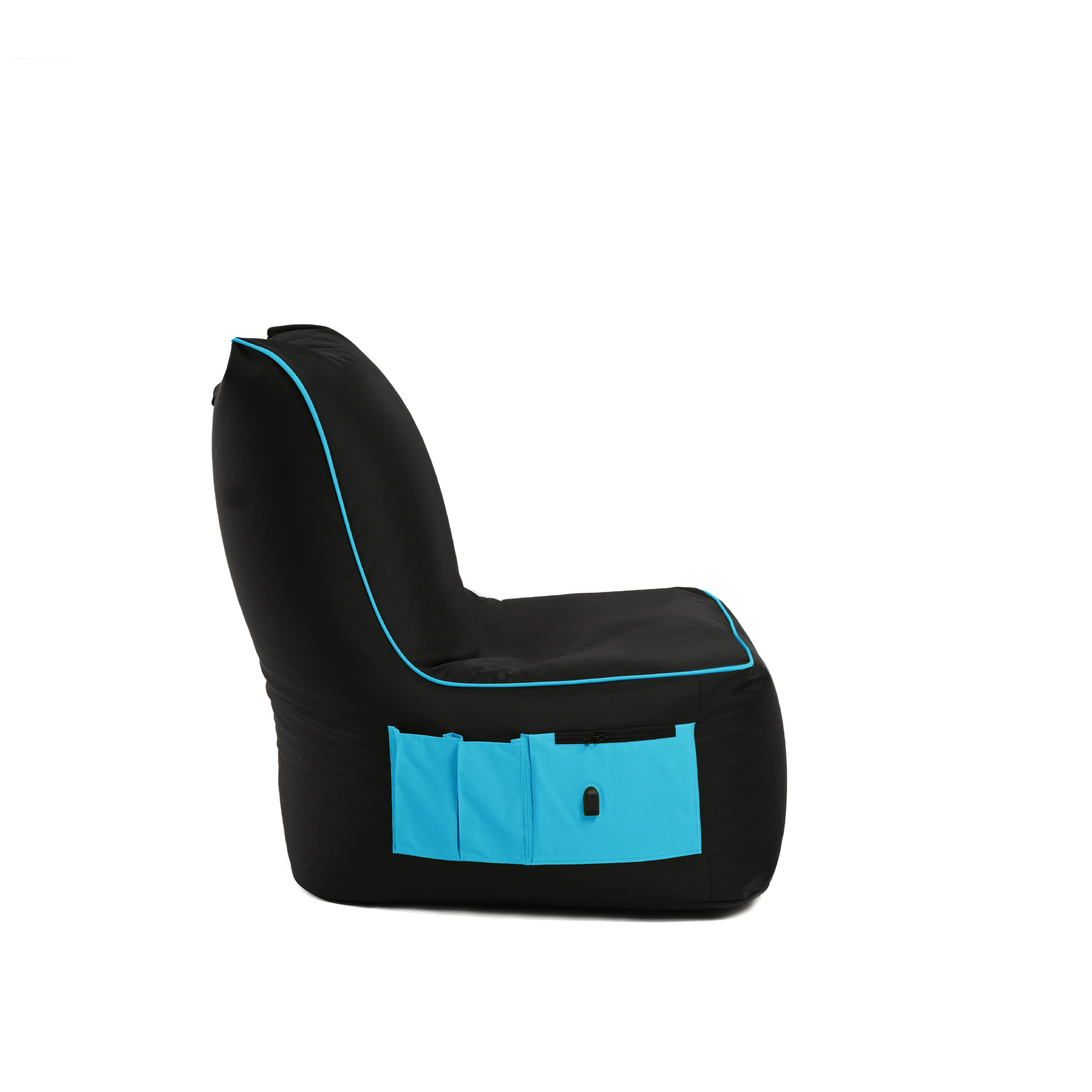 BuBiBag Sitzsack Gaming Dreambag Kissen Indoor und Outdoor (75Tx60Bx85Hcm) Bodenkissen, mit Rückenlehne Bean Bag Sitzhocker Relax Lounge Sessel Gamer Gaming