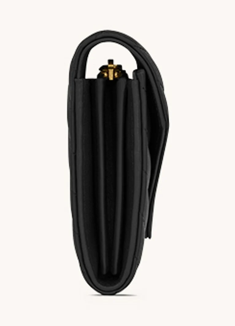 Portofel din piele de miel matlasată Saint Laurent Cassandre