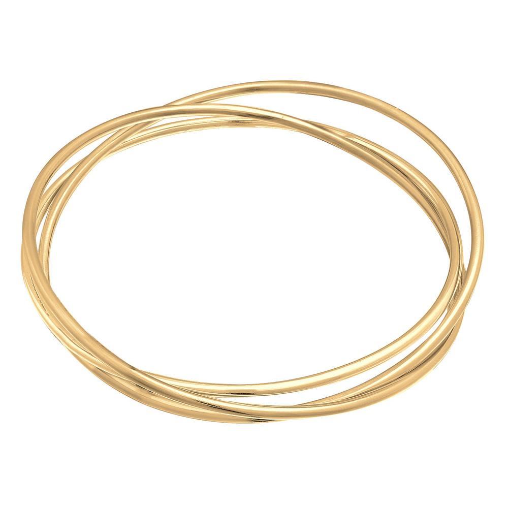 Elli PREMIUM Elli PREMIUM Bracelet Bracelet pour dames Triple entrelacé classique tricolore en Bracelet