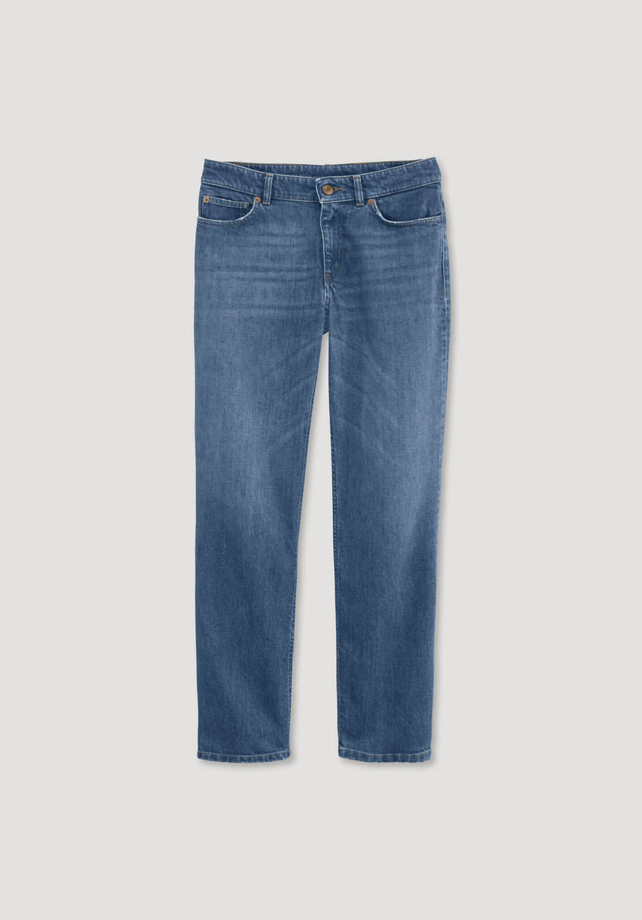 Coreva™ Jeans BEA High Rise Straight Cropped aus Bio-Denim