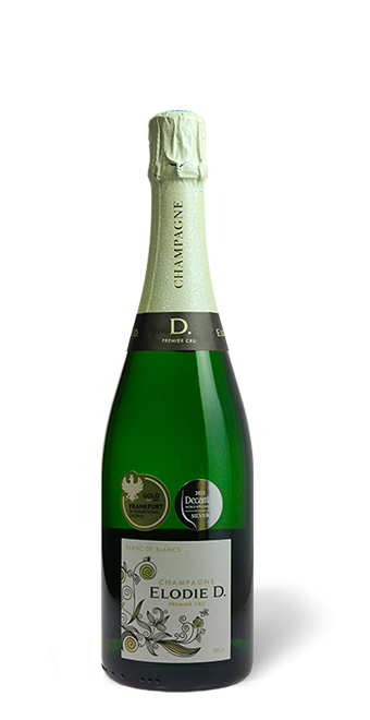 Champagne Champagne Elodie D 1er Cru Blanc de blancs Champagne 75 cl - Blanc