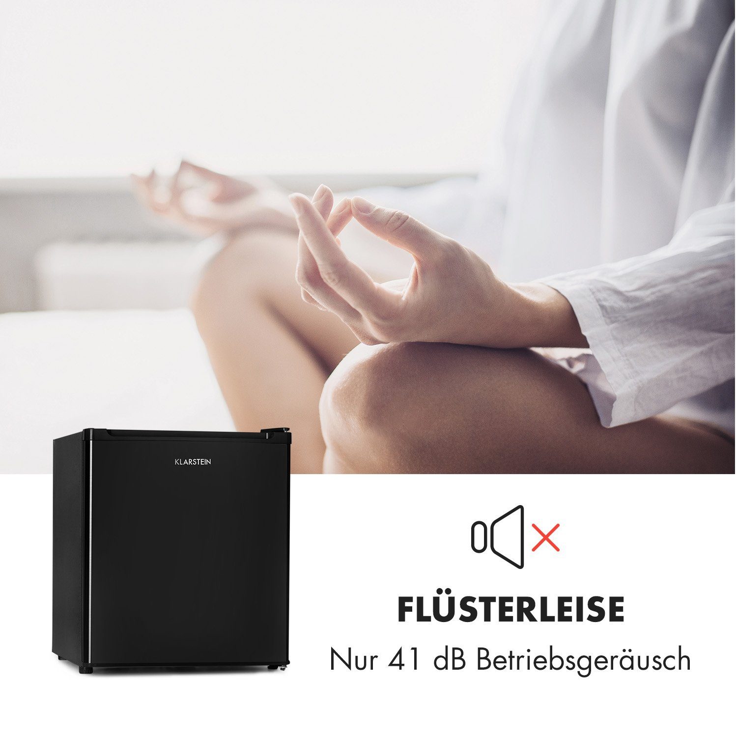 Klarstein Gefrierschrank HEA9-Garfield-Eco-B 10032853A, 47.5 cm hoch, 44 cm breit, Gefrierschrank klein Gefriertruhe Tiefkühltruhe Tiefkühlschrank