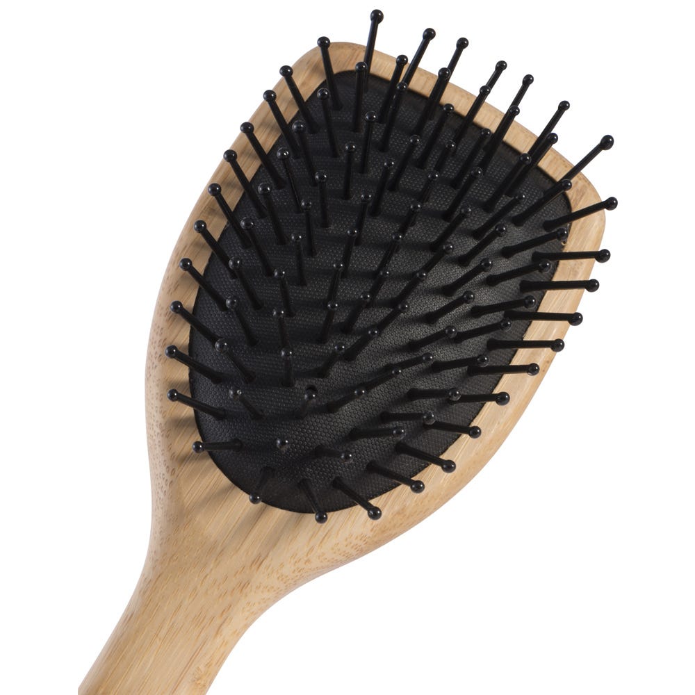 PARSA Beauty Profi FSC Holz Haarbürste Paddle Klein mit Kunststoffstiften