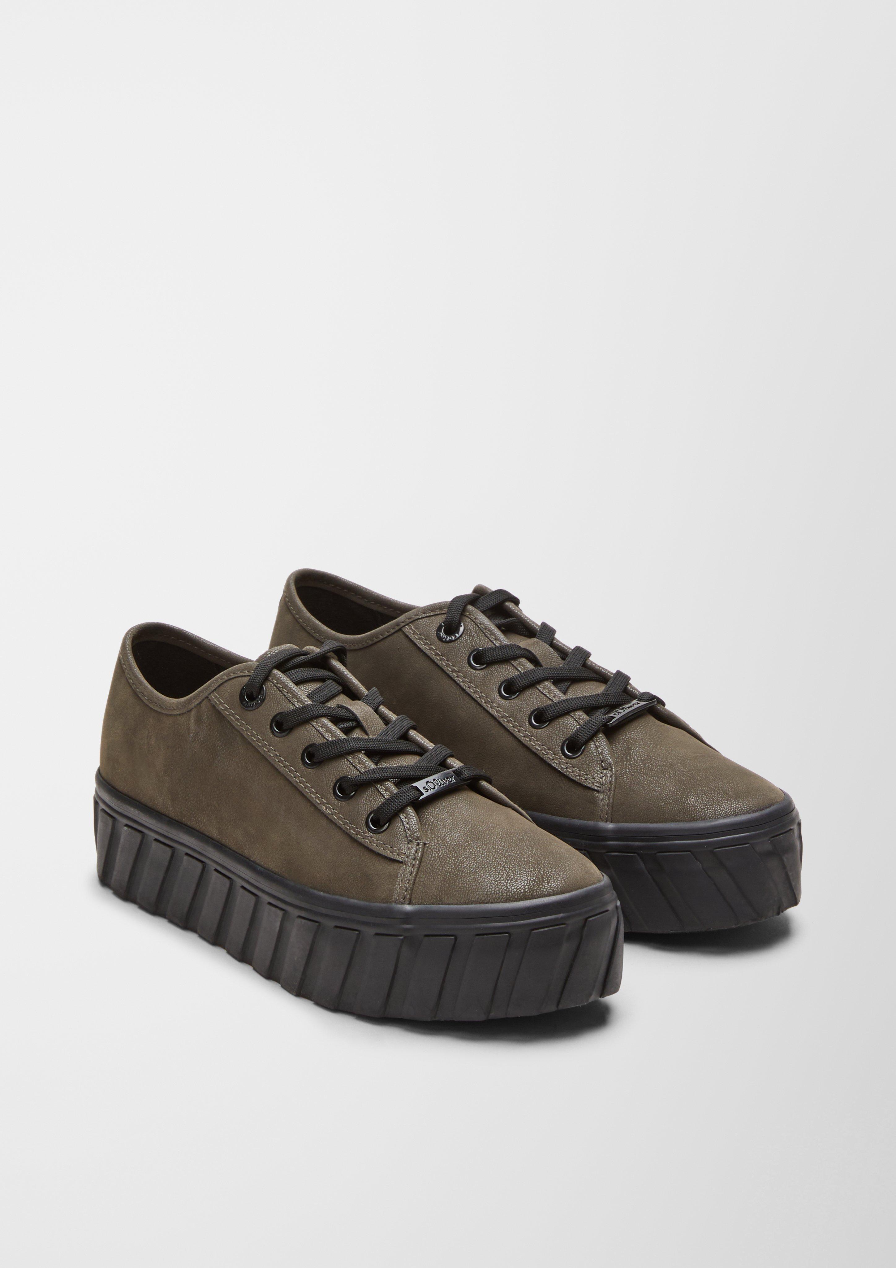 Plateau-Sneaker aus Kunstleder  6006484-701