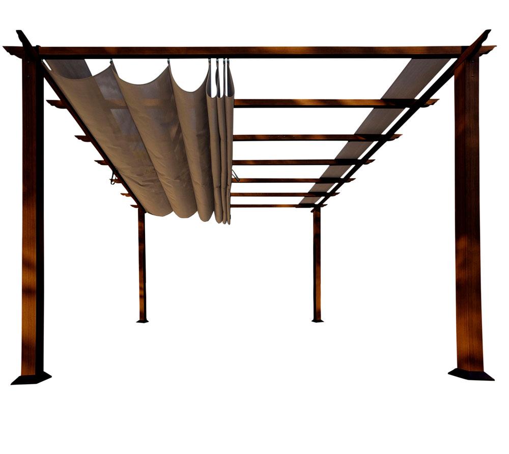 50NRTH Paragon Outdoor Pavillon Florida ca. 12,25 m² Cocoa Braun