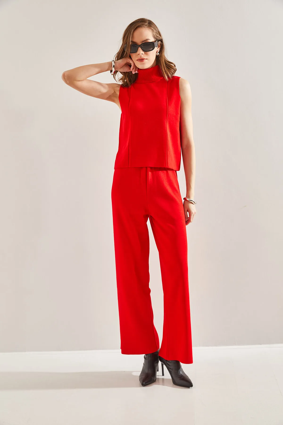 Bianco Lucci  Zweiteiler - Rot - Regular Fit