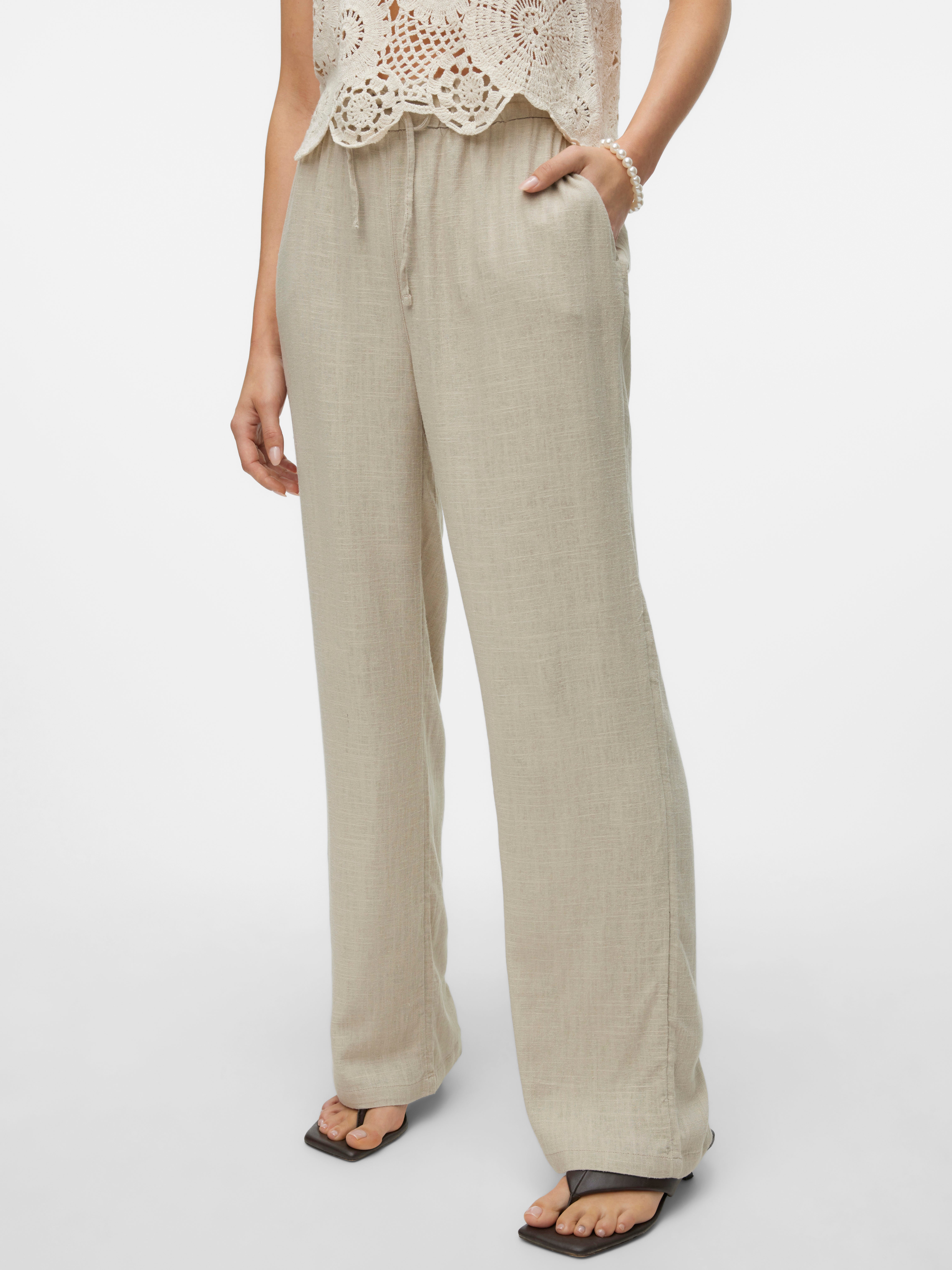 VMLINE Mittlere Taille Hose