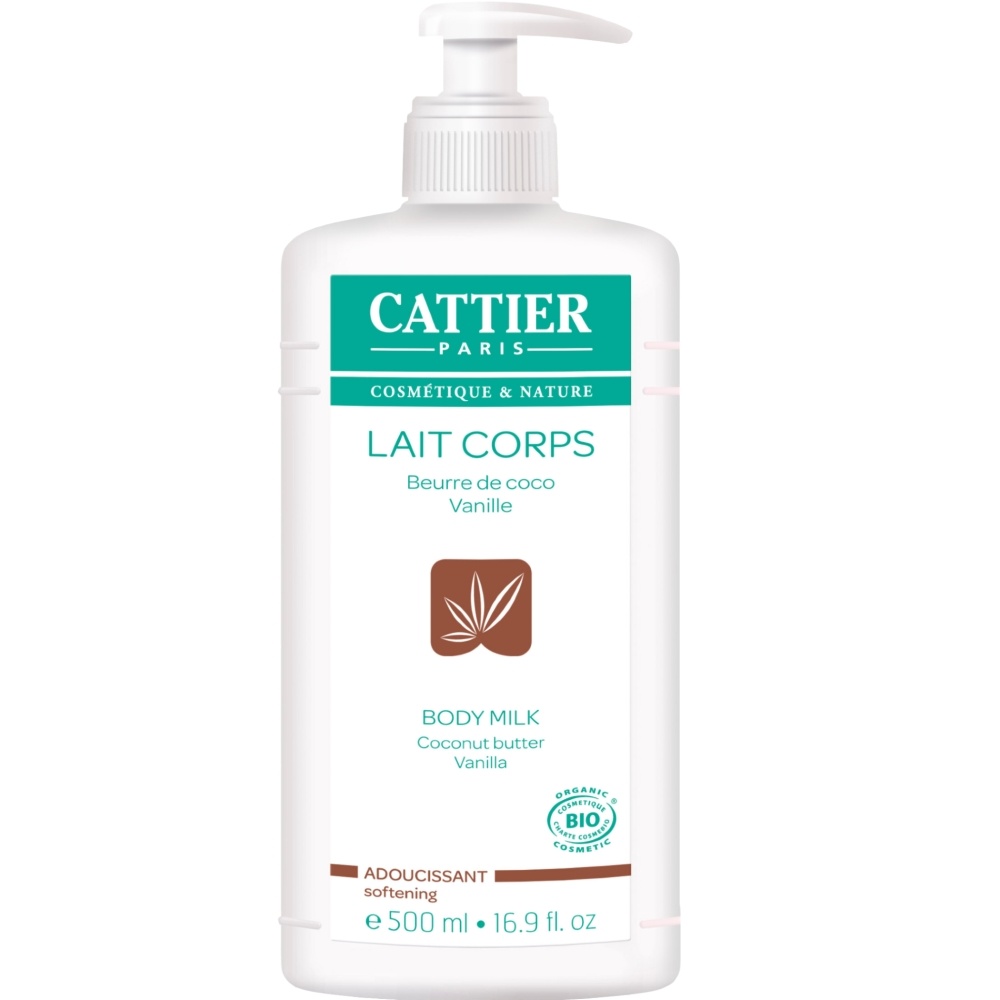 cattier Lait Adoucissant Coco Vanille BIO - 500m l Laits Corps