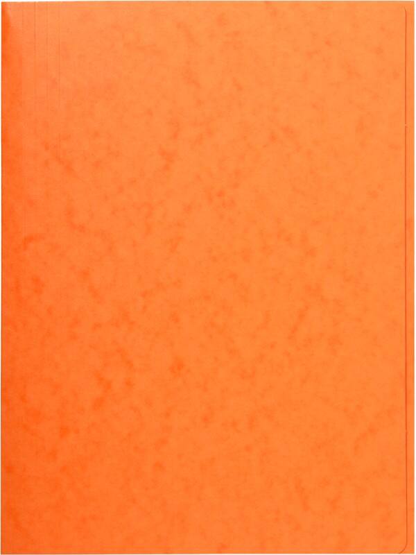 Exacompta Sammelmappe 56409E DIN A4 Orange Beschichteter Manila Karton 24 x 32 cm 25 Stück
