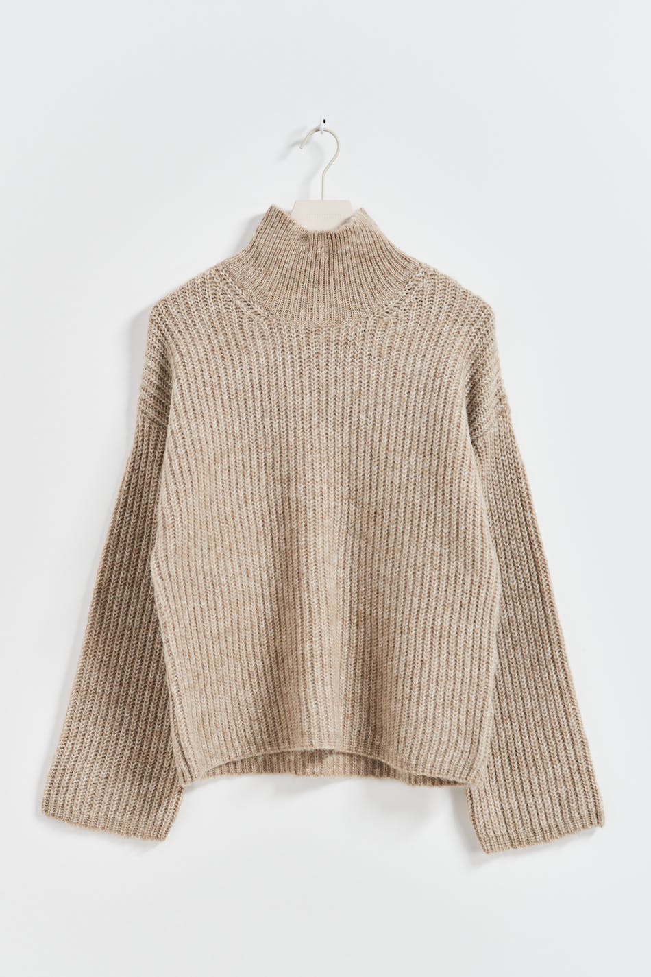 Turtleneck knit sweater