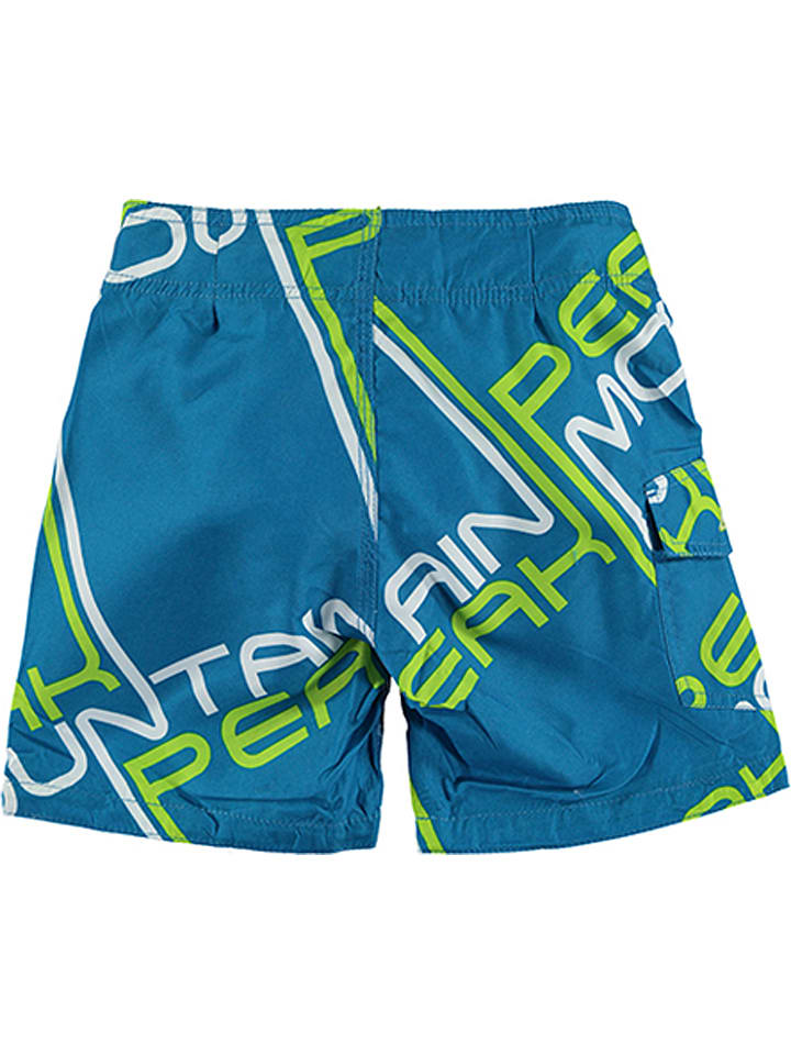 Peak Mountain Badeshorts in Türkis/ Hellgrün/ Weiß günstig kaufen