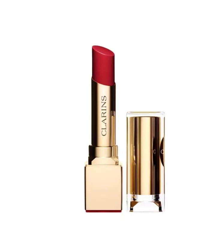 ROUGE ÉCLAT Le 1er Rouge à Lèvres Anti-Âge Clarins Couleur Satin