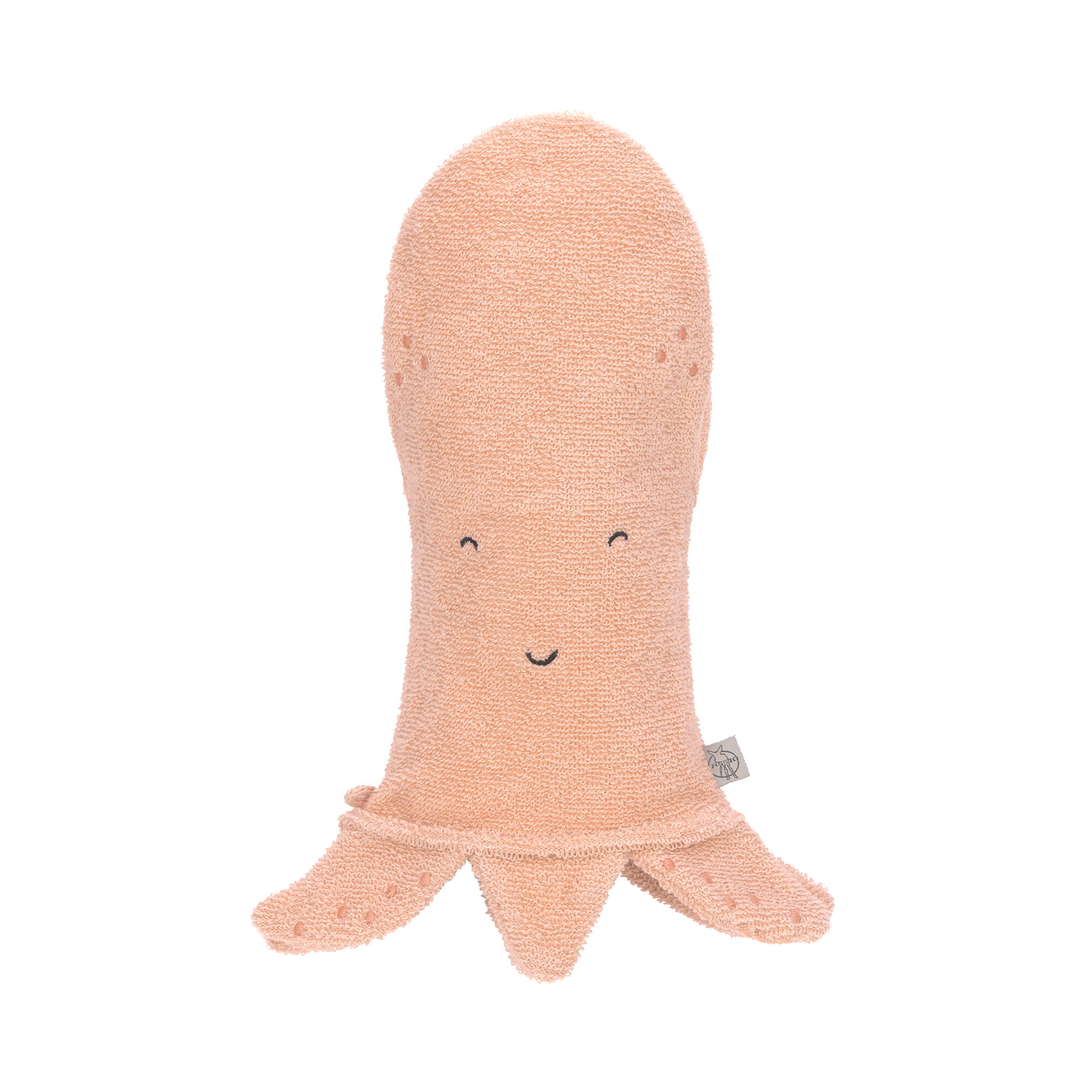 Spiel-Waschhandschuh GOTS, Oktopus Rosa