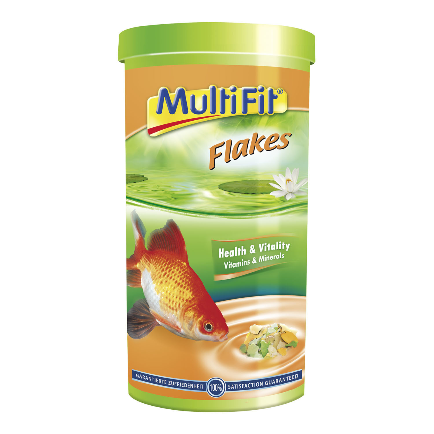 MultiFit Hauptfutter MultiFit Flakes für Teichfische 1 l