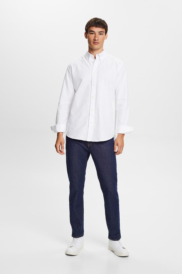 Button-Down-Hemd aus Baumwollpopeline