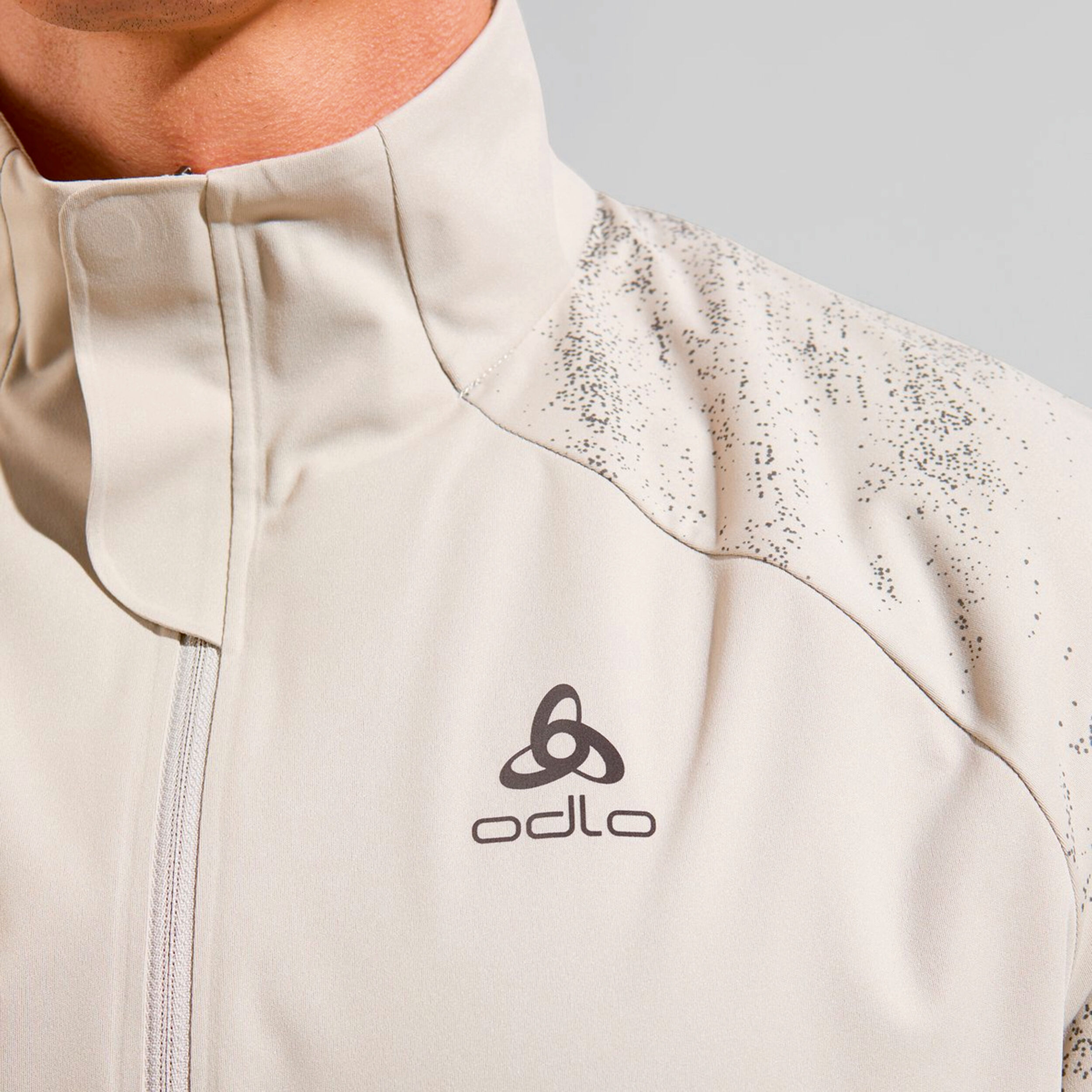Zeroweight Pro Warm Reflect Laufjacke Herren - Hellgrau
