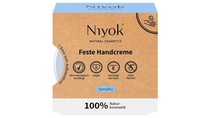 Niyok feste Handcreme Sensitiv 50 g