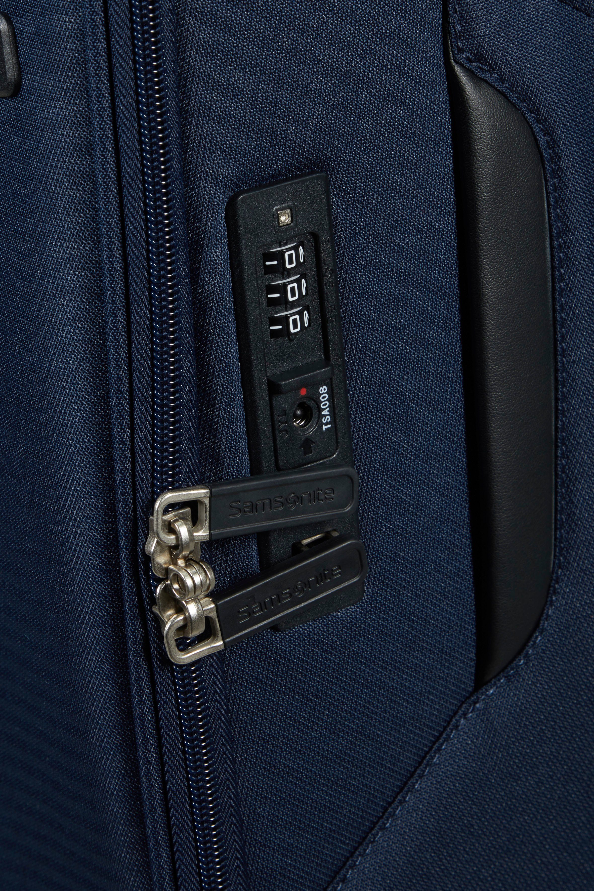 Samsonite Weichgepäck-Trolley Litebeam, midnight blue, 55 cm, 4 Rollen