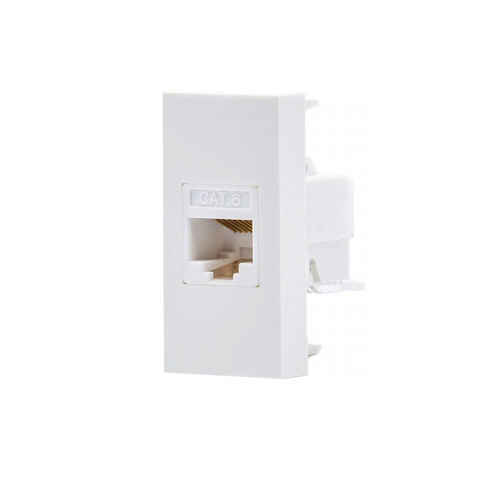 Maclean Steckdose, Modulare Unterputz-Steckdosen [Schuko/USB/LAN/HDMI/TV ] + Glasrahmen