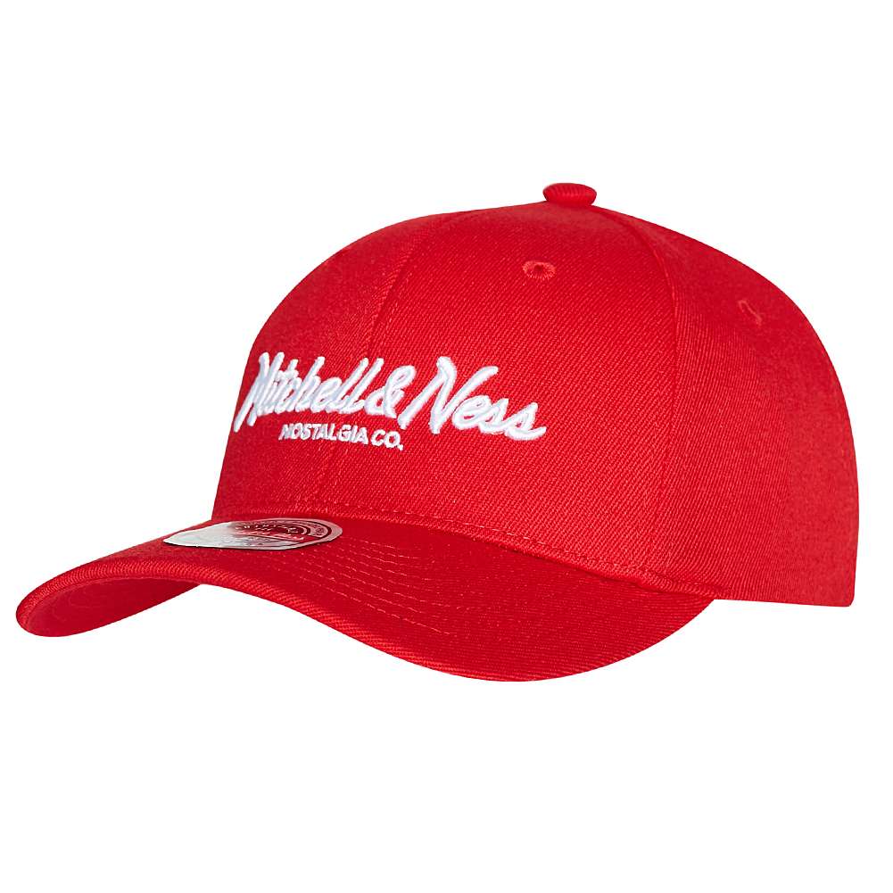 Mitchell & Ness Pinscript Classic Red Kappe 6HSSINTL230-MNNSCWH